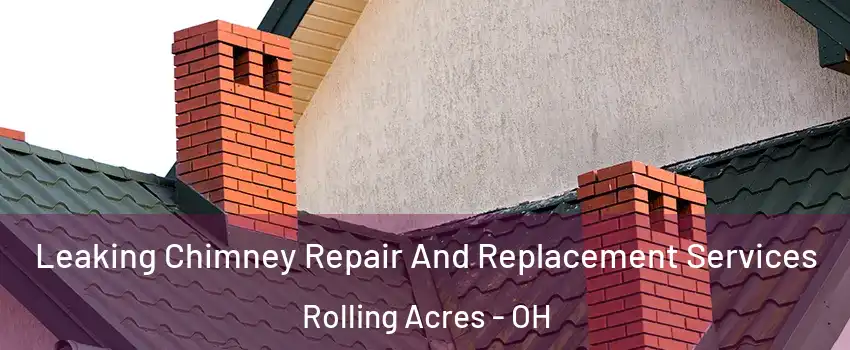 Leaking Chimney Repair And Replacement Services Rolling Acres - OH